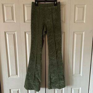 Love on a Hanger Olive Corduroy Pants